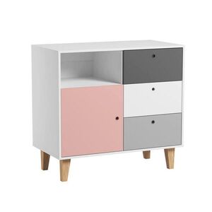 Petits-meubles PREBAĽOVACIA KOMODA Concept ružová vyobraziť