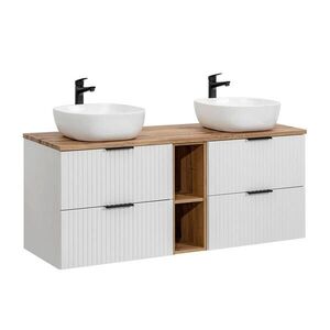 Petits-meubles DVOJITÉ UMÝVADLO 140.8cm Adriel Biela vyobraziť