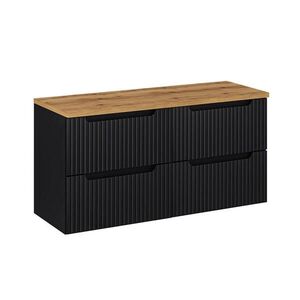 Petits-meubles SPODNÁ UMÝVADLOVÁ SKRINKA 120.4cm Riva Čierna a drevo vyobraziť