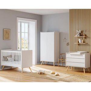 Petits-meubles IZBA PRE BÁBÄTKO 3-dielny Vintage Biela vyobraziť
