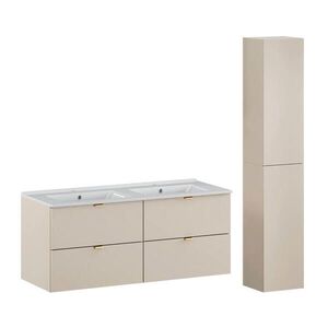 Petits-meubles KÚPEĽŇOVÝ NÁBYTOK 120cm Azel 2-dielna súprava Kašmír vyobraziť