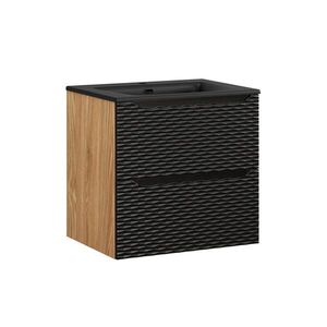 Petits-meubles UMÝVADLO 60cm Elora Čierna a drevo vyobraziť
