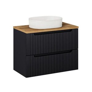 Petits-meubles UMÝVADLO 80.4cm Riva Čierna a drevo vyobraziť