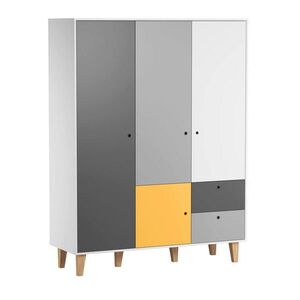 Petits-meubles SKRIŇA 3 dvere Concept žltá vyobraziť