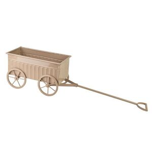 Mondex DEKORATÍVNY vozík Roger, béžový, 38/22/22 cm, kovový vyobraziť