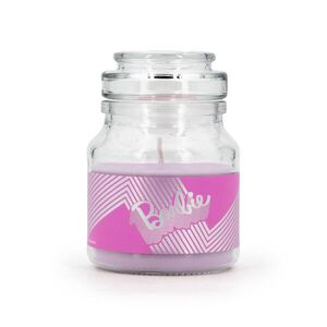 Barbie VOŇAVÁ SVIEČKA Transparentná sójový vosk 110 g Silver Sparkle vyobraziť