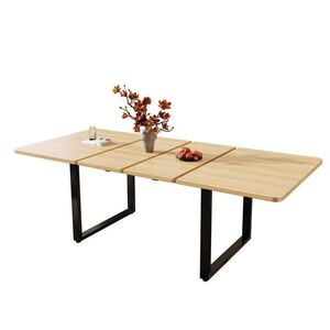 OKWISH JEDÁLENSKÝ stôl 140–180–220/80 cm dubový dekor rozkladací z MDF vyobraziť