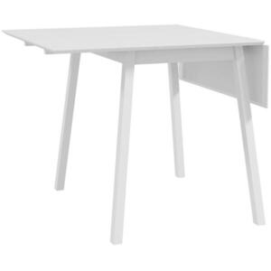 OKWISH JEDÁLENSKÝ stôl 86/110/75 cm biely skladací z dreva pre 2 až 4 osoby vyobraziť