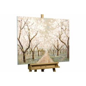 KUNSTLOFT RUČNE MAĽOVANÝ AKRYLOVÝ OBRAZ 100/75 cm, biely/hnedý, prírodný a botanický motív vyobraziť