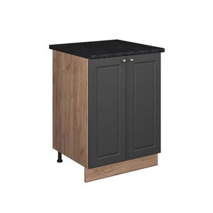 Vicco SPODNÁ SKRINKA POD DREZ Fame-Line, Antracitovo-zlatý vidiecky dom/Dub Goldkraft, 60 cm vyobraziť