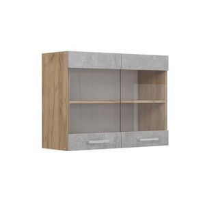 Vicco KUCHYNSKÁ SKLENENÁ SKRINKA R-Line betón 80 cm vyobraziť