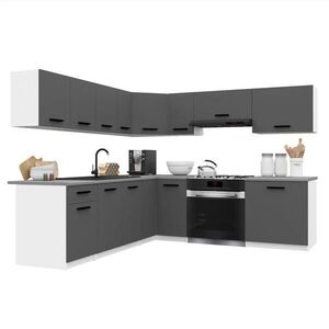 B BELINI GROUP KUCHYNSKÁ linka Italia 7 420 cm, s pracovnou doskou, matná sivá vyobraziť