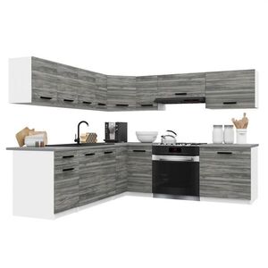 B BELINI GROUP KUCHYNSKÁ linka Italia 7 420 cm, s pracovnou doskou, sivá Glamour vyobraziť