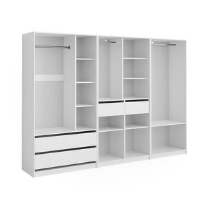 Vicco ŠATNÍKOVÁ SKRIŇA Elmo biely 280 x 200 cm Sada 3 kusov vyobraziť