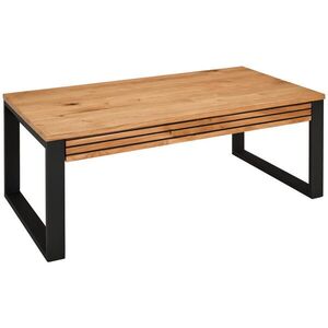 MID.YOU KONFERENČNÝ STOLÍK, prírodná farba, čierna, drevo, kov, 115/60/42 cm vyobraziť