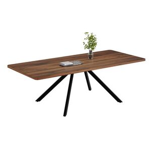Urban Meuble JEDÁLENSKÝ STÔL ROZŤAHOVACÍ 160-240 cm orech & kov – Moderner Esszimmertisch für 6-10 Personen s Schwerlast-Auszug vyobraziť