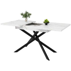 Urban Meuble JEDÁLENSKÝ STÔL Ausziehbar biely 160/80/76.50 cm vyobraziť