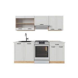 Vicco KUCHYNSKÝ KÚT R-Line Biely vidiecky dom/zlatý dub 200 cm , AP Marble vyobraziť