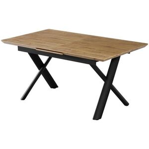 Livetastic JEDÁLENSKÝ STÔL, čierna, farba duba, 200/90/76 cm vyobraziť