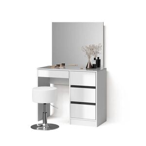 Livinity® TOALETNÝ STOLÍK Imola, biely, 90 cm so zrkadlom a taburetom vyobraziť