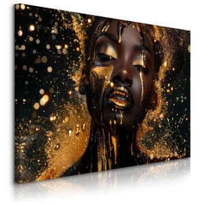 Muralo OBRAZ NA PLÁTNE do Obývačky Portrét Ženy Abstrakcia Glamour 100 x 70 cm vyobraziť