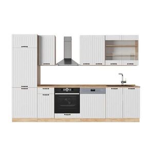 Vicco KUCHYNKA Fame-Line Biely vidiecky dom 300 cm , AP Oak vyobraziť