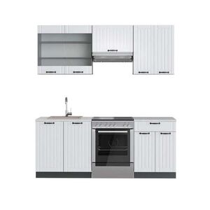 Vicco KUCHYNSKÝ KÚT Fame-Line Biely vidiecky dom/antracit 200 cm , AP Marble vyobraziť