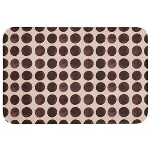 OnlyWow PREDLOŽKA PRED WC Bodky - Vzor - Hnedý 90x60 cm vyobraziť