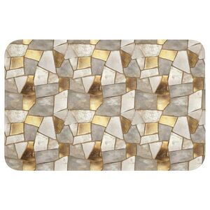 OnlyWow PREDLOŽKA PRED WC Mozaika - Mramor - Zlato 60x40 cm vyobraziť