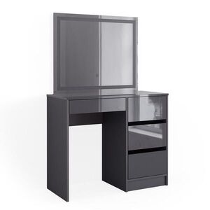 Vicco TOALETNÝ STOLÍK Sherry, antracitová, 90 cm so zrkadlom LED vyobraziť