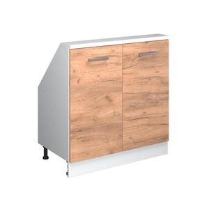 Vicco KUCHYNSKÁ SKRIŇA PRE ŠIKMÉ STRECHY R-Line Dub Goldkraft 80 cm s 2 dverami vyobraziť