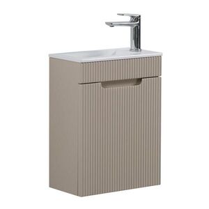 Badplaats SET UMÝVADLA S SKRINKOU Thermis 2 diely cashmere - 40 x 22 x 53 cm vyobraziť