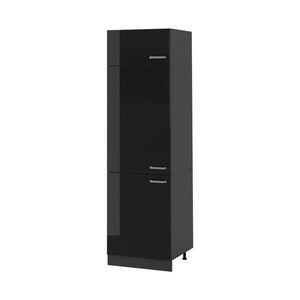 Vicco VYSOKÁ SKRIŇA R-Line, Čierny vysoký lesk/antracitová, 60 cm vyobraziť