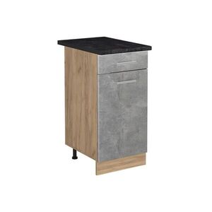 Vicco KUCHYNSKÁ SPODNÁ SKRINKA R-Line, betón/Dub Goldkraft, 40 cm antrasiitti työtaso vyobraziť