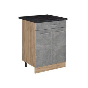 Vicco KUCHYNSKÁ SPODNÁ SKRINKA R-Line, betón/Dub Goldkraft, 60 cm so zásuvkou antrasiitti työtaso vyobraziť