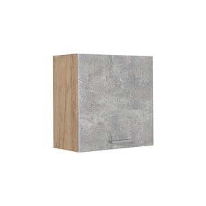 Vicco NÁSTENNÁ SKRINKA R-Line, betón/Dub Goldkraft, 60 cm s 1 dverami vyobraziť