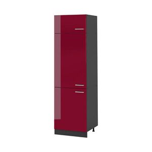 Vicco VYSOKÁ SKRIŇA R-Line, Červený vysoký lesk/antracitová, 60 cm vyobraziť
