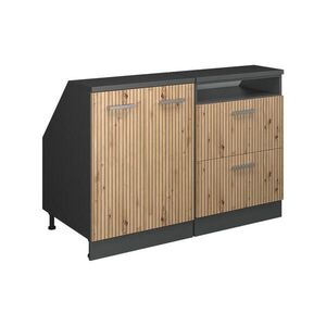 Vicco KUCHYNSKÁ SKRIŇA PRE ŠIKMÉ STRECHY R-Line Remeselný dub 120 cm Súprava 2 korpusov skrine hĺbka 60 cm vyobraziť