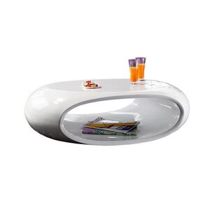 Livetastic KONFERENČNÝ STOLÍK, biela s vysokým leskom, plast, 100/70/32 cm vyobraziť