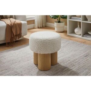 Livetastic TABURETKA, textil, kompozitné drevo, 50/49/50 cm vyobraziť
