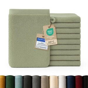 Blumtal ŽÍNKA sada 10 ks, 10x žínka 15/20 cm, světle zelená vyobraziť