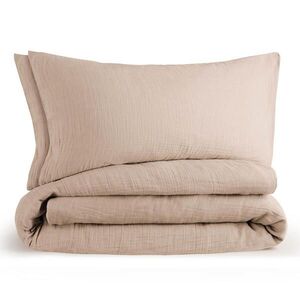 Blumtal POVLEČENÍ mušelín, 100% bavlna, 2x 135/200 cm & 2x 40/80 cm, taupe vyobraziť