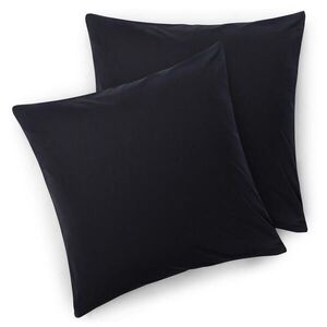 Blumtal OBLIEČKA na vankúš Agneta 80/80 cm, súprava 2 ks, 100% bavlna, čierna vyobraziť