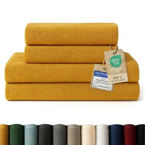 Blumtal OSUŠKA 4dílná sada, 2x osuška 70/140 + 2x ručník 50/100 cm, žltá vyobraziť