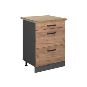 Vicco KUCHYNSKÁ SPODNÁ SKRINKA R-Line Dub Goldkraft 60 cm so zásuvkami, dub AP vyobraziť