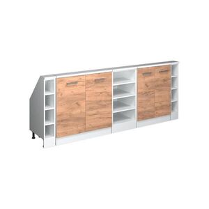 Vicco KUCHYNSKÁ SKRIŇA PRE ŠIKMÉ STRECHY R-Line Dub Goldkraft 210 cm Súprava 5 vyobraziť