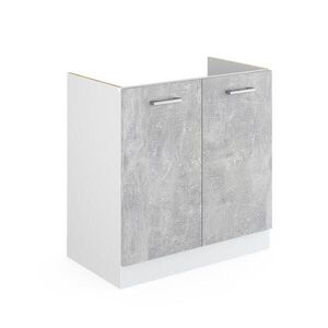 Vicco SPODNÁ SKRINKA POD DREZ R-Line betón 80 cm bez pracovnej dosky vyobraziť