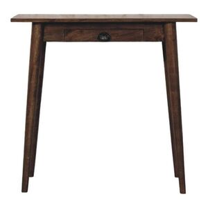 Artisan Furniture PÍSACÍ stôl v klasickej sivej povrchovej úprave, 1 zásuvka, tmavohnedý vyobraziť