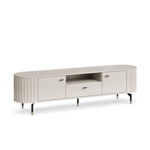 Milino SKRINKA POD TV, čierna, zlatá, kašmírová, 180, 1/49/40 cm vyobraziť
