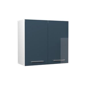Vicco NÁSTENNÁ SKRINKA Fame-Line, Tmavo modrá vysoký lesk/biely, 80 cm vyobraziť